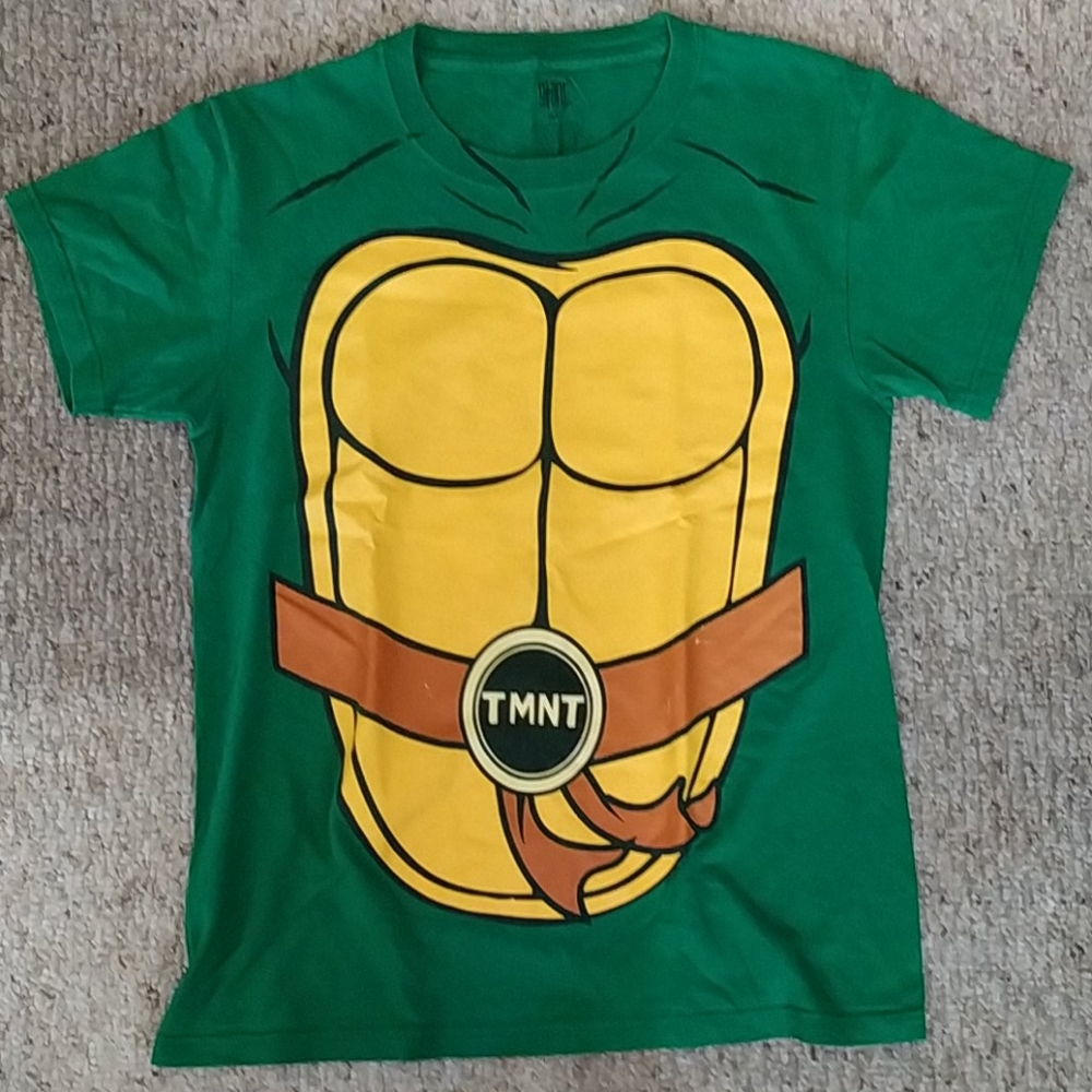 Men's Ninja Turtles Shirt Green Small